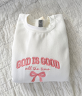 God is Good | bow embroidery sweatshirt