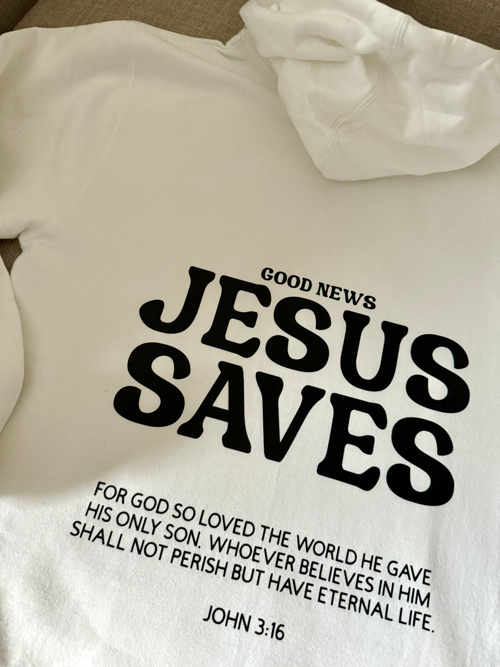 JESUS SAVES | Hoodie - Apparel for God LLC
